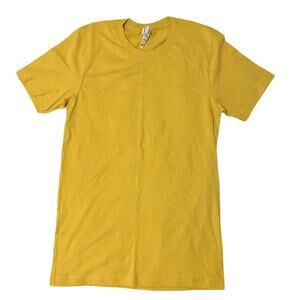Yellow Tee Crew Neck (New no Tags) Extra Large